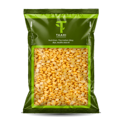 Front of Taahi Unpolished arhar dal 500 g pack