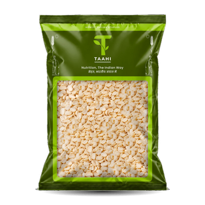 Front of Taahi Unpolished dhuli urad dal 500 g pack