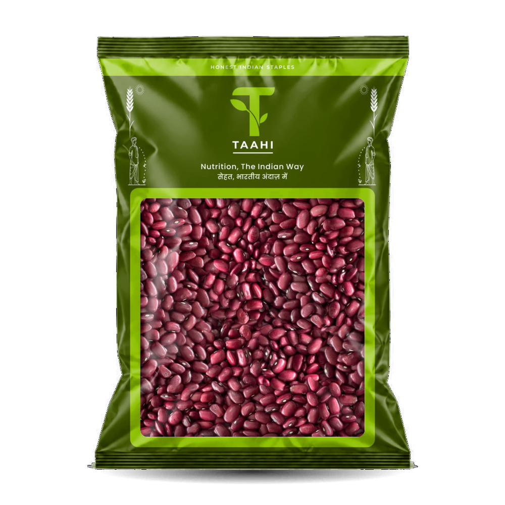 Front of Taahi Unpolished jammu rajma 500 g pack
