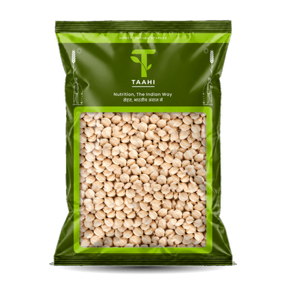 Front of Taahi Unpolished kabuli chana 500 g pack