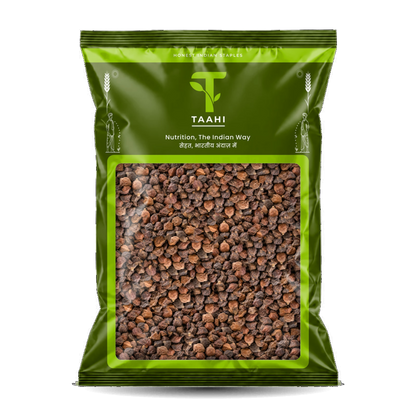Front of Taahi Unpolished kala chana 500 g pack