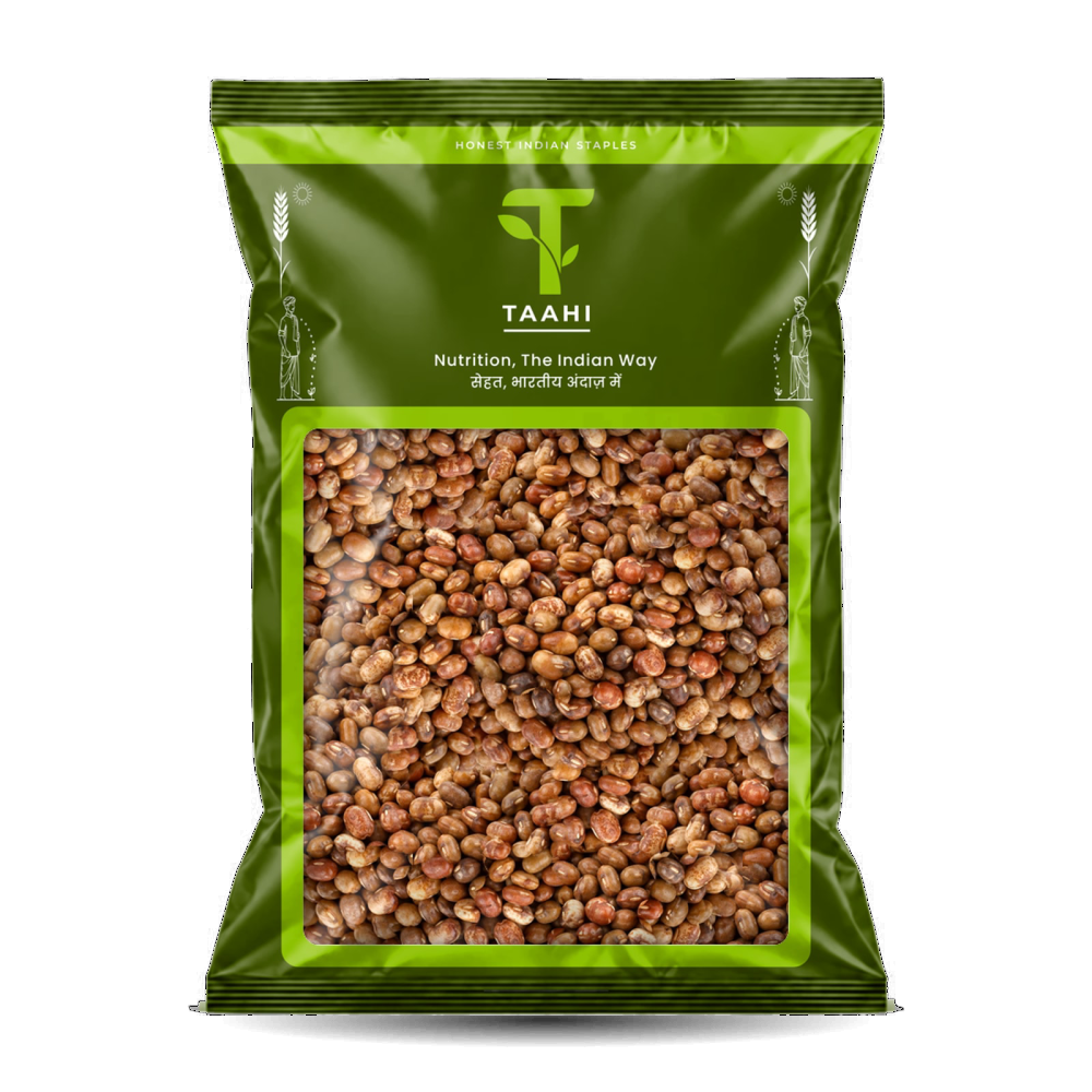 Front of Taahi Unpolished moth dal 500 g pack