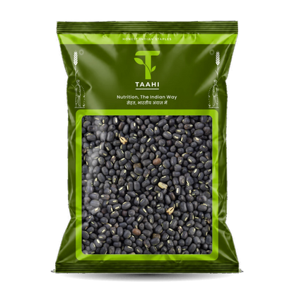 Front of Taahi Unpolished sabut urad dal 500 g pack