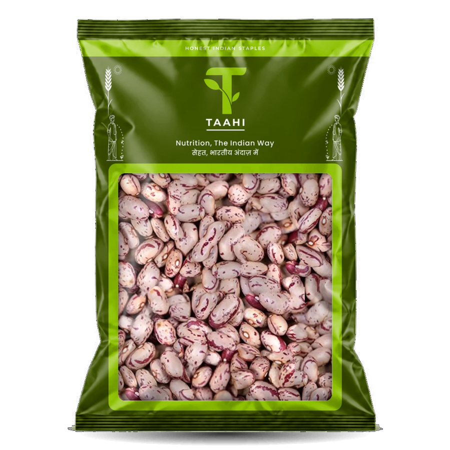 Front of Taahi Unpolished chitra rajma 1 kg pack