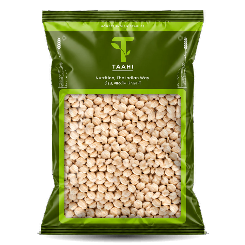 Front of Taahi Unpolished kabuli chana 1 kg pack