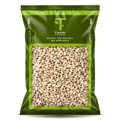 Front of Taahi Unpolished lobia 1 kg pack