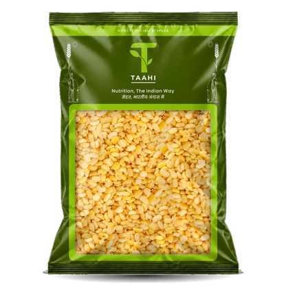 Front of Taahi Unpolished moong dhuli dal 1 kg pack