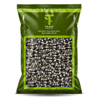Front of Taahi Unpolished urad chilka dal 1 kg pack