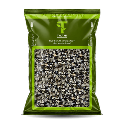 Front of Taahi Unpolished urad chilka dal 500 g pack